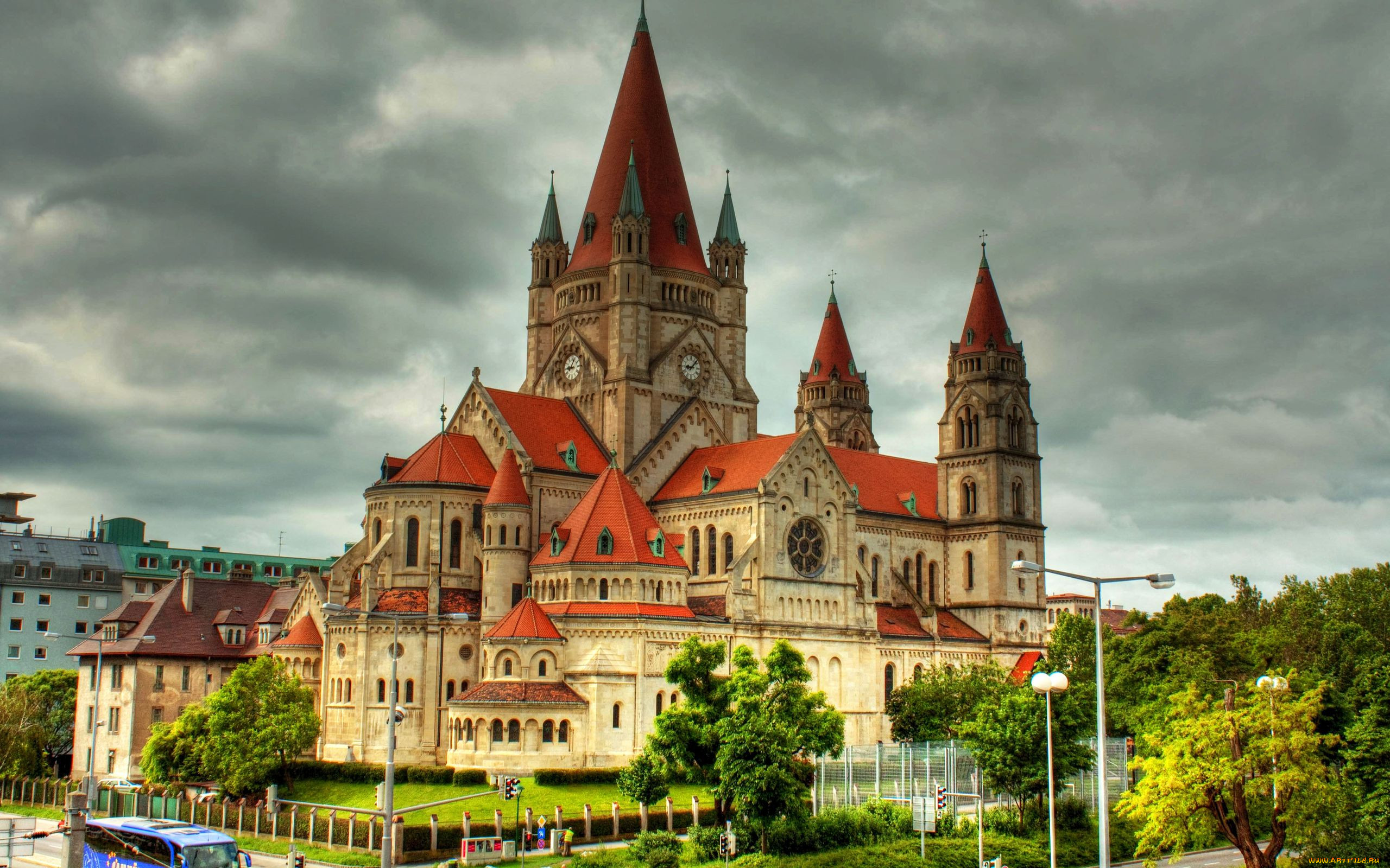 iglesia, san, francisco, de, asis, viena, , , 